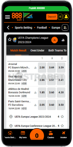 888bet tanzania mobile version