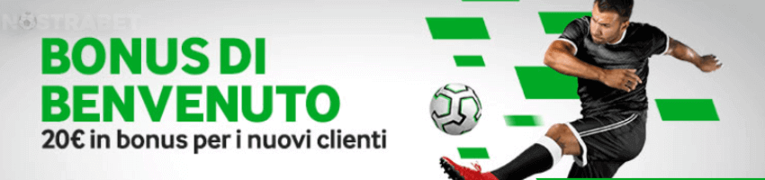 offerta di benvenuto betway sport