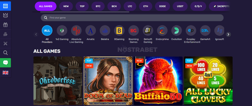 BitcoinCasino Games