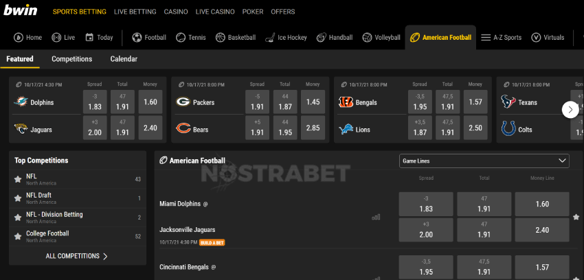 bwin american football betting