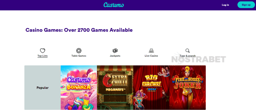 casumo casino games