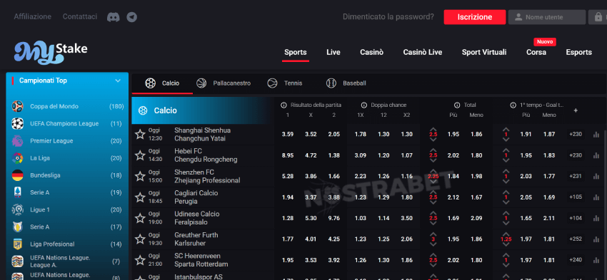 Scommesse sportive MyStake