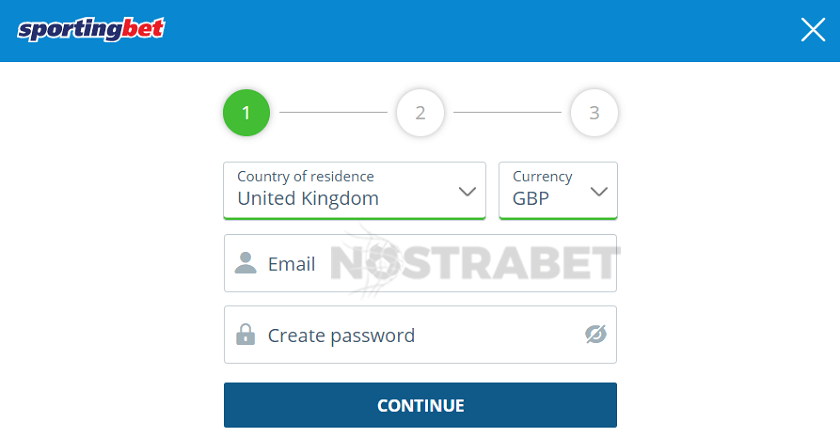 Sportingbet registration