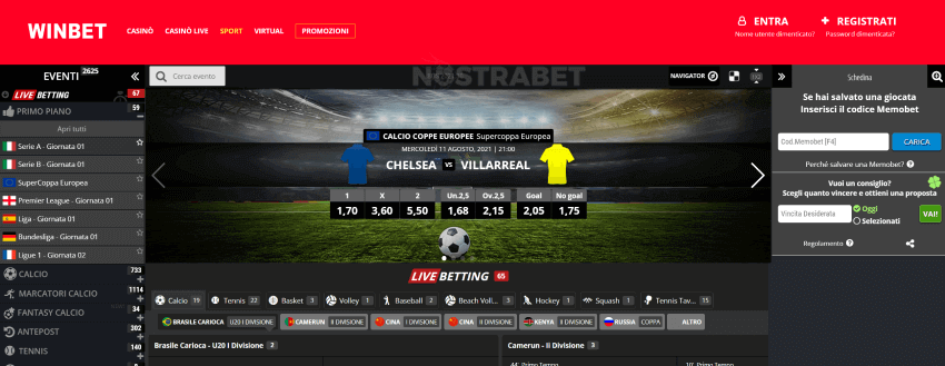 scommesse sportive winbet