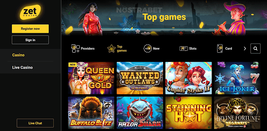 ZetCasino Games